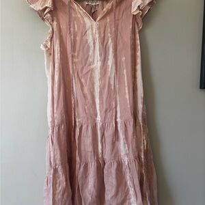 Knox Rose Pink Tie-Dye Dress